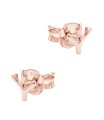 Leaf Stalk Silver Stud Earring STS-6732